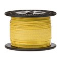 Remington Industries 12 AWG Gauge UL3173 Stranded Hook Up Wire, 600V, 0.157in. Diameter, Yellow, 1000 ft Length 12UL3173STRYEL1000